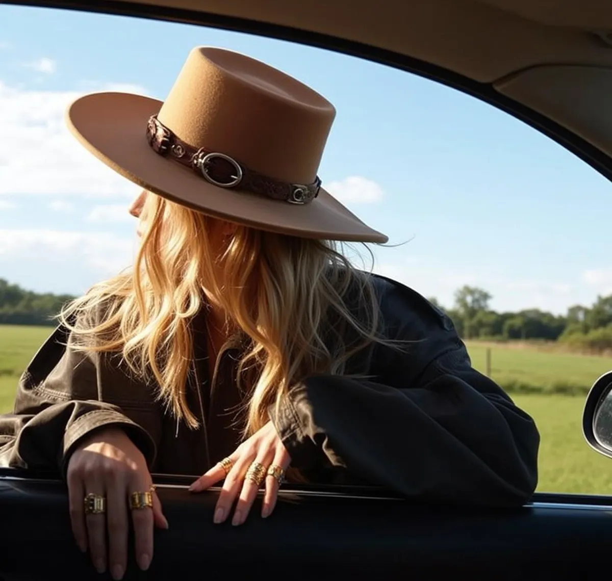 Rings By A Car