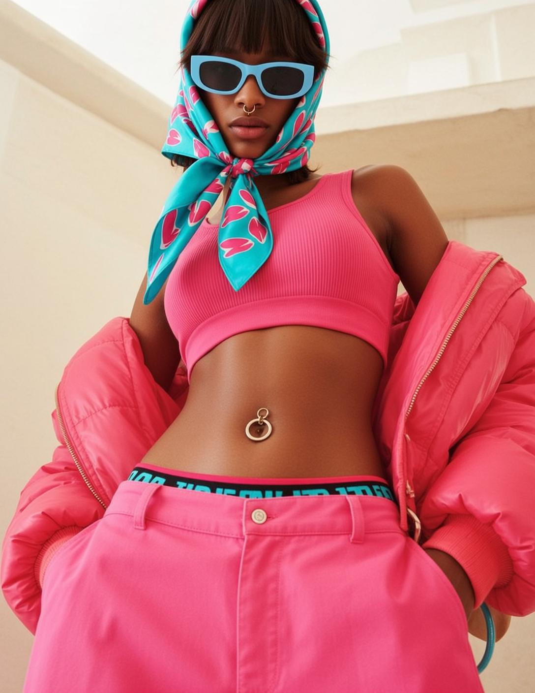 Pink Puffer Jacket Street Style
