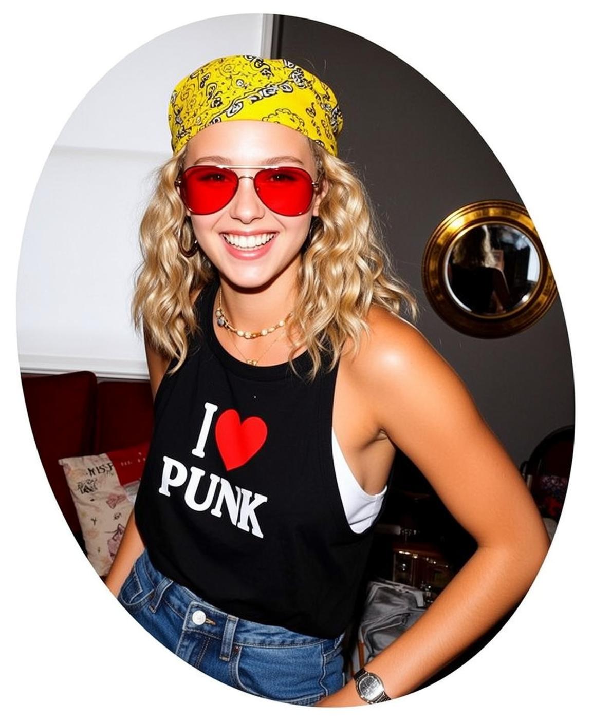Punk Graphic Jeans Mirror Room
