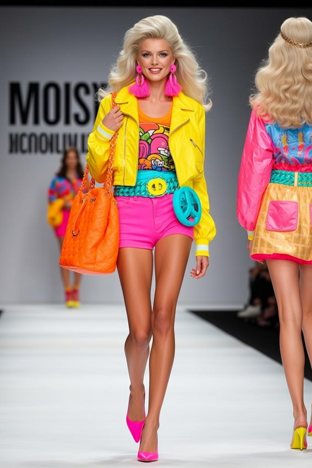 Orange Tee Pink Runway