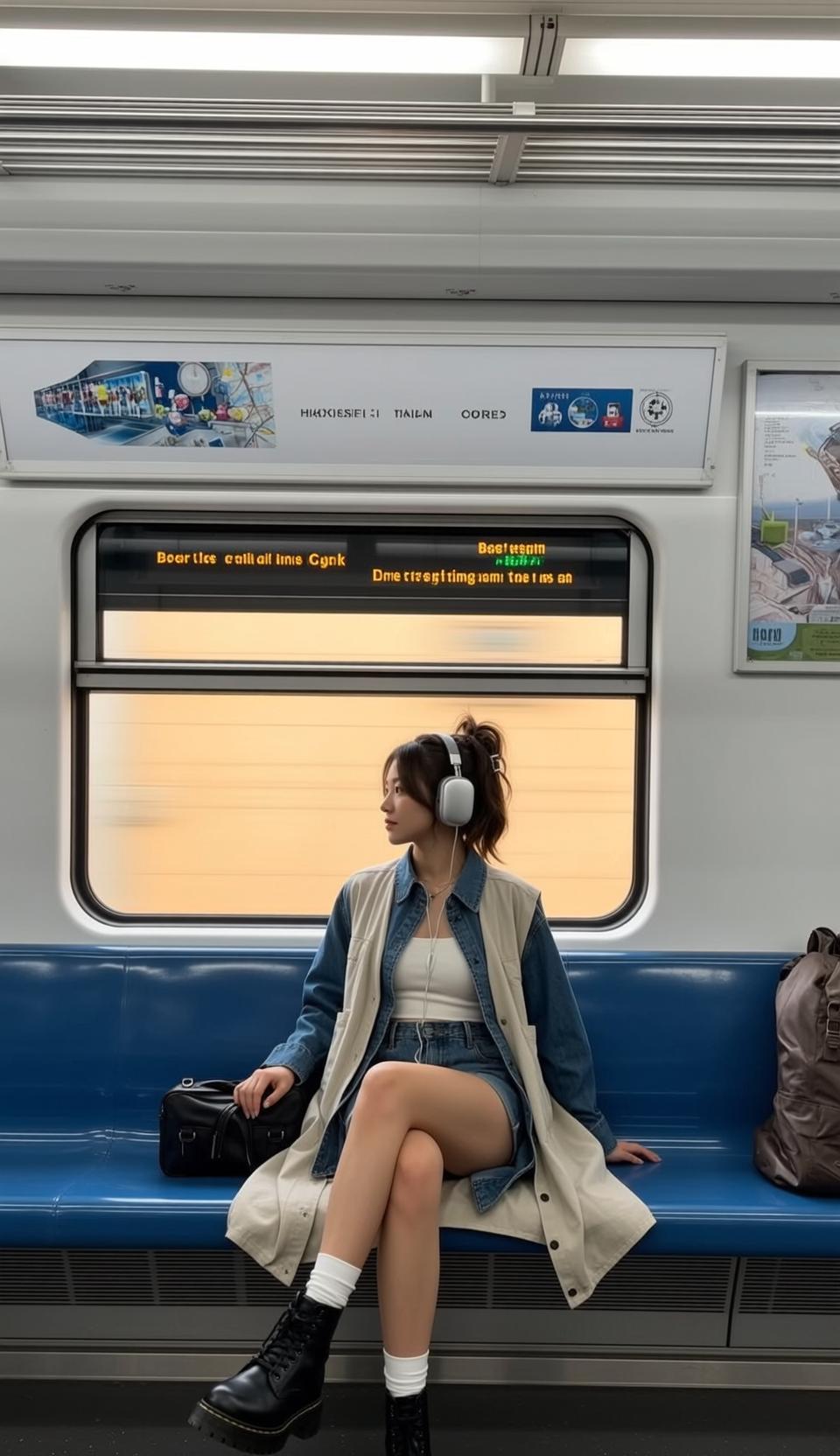 Casual Young Brown Tied Messy Bun Fair