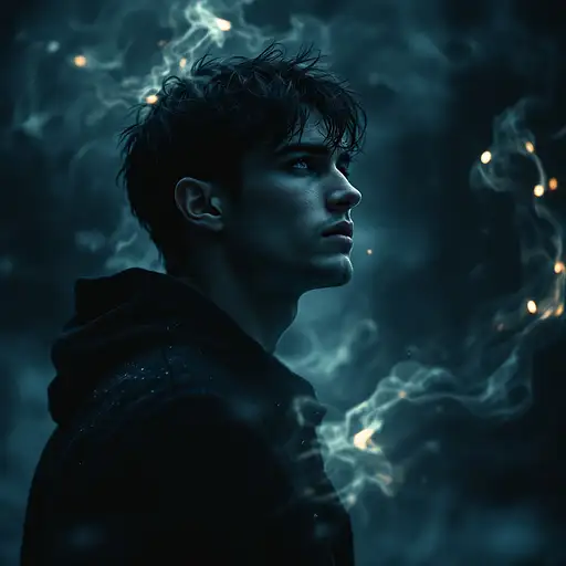 Ethereal Young Man Portrait