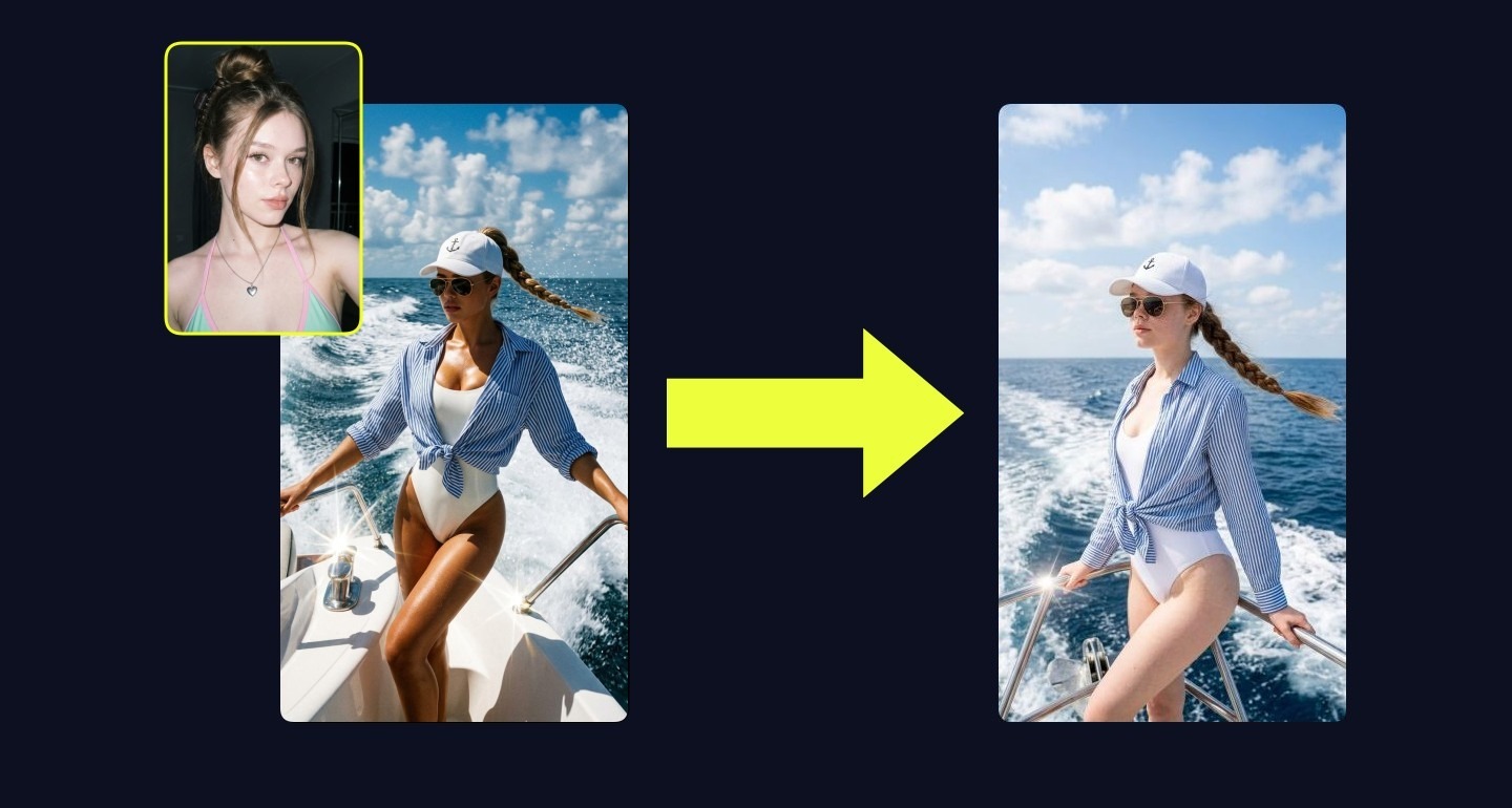 Mila remix walkthrough for White One Piece Swimsuit In Bow Moving Motorboat