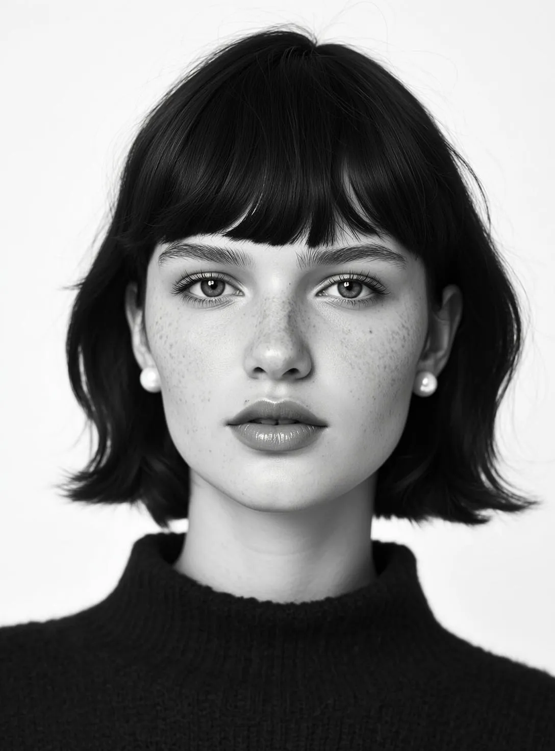 Earrings In Styled Portrait