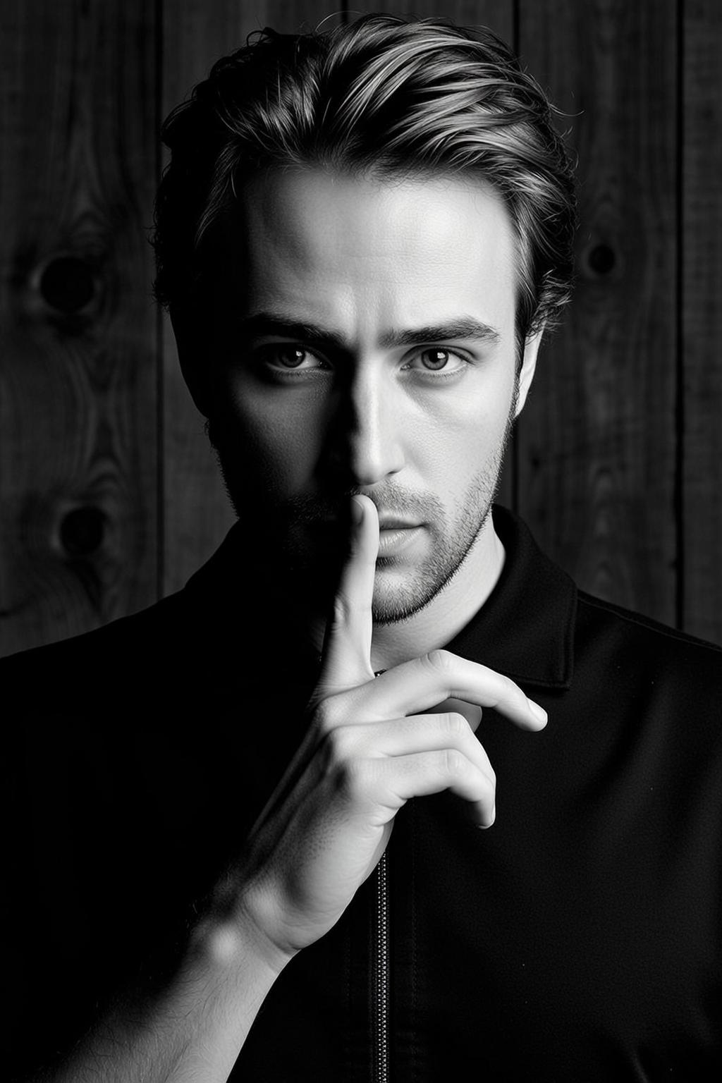 Medium Shot Portrait Man With Dark Styled Hair Short Beard