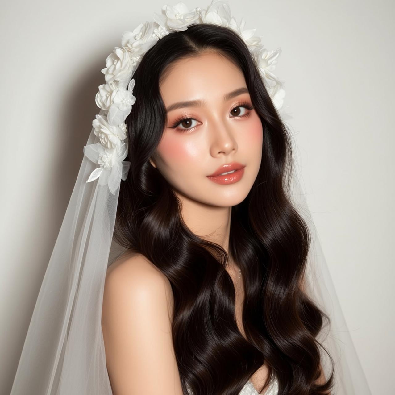 Makeup And Necklace In Styled Portrait reference photo