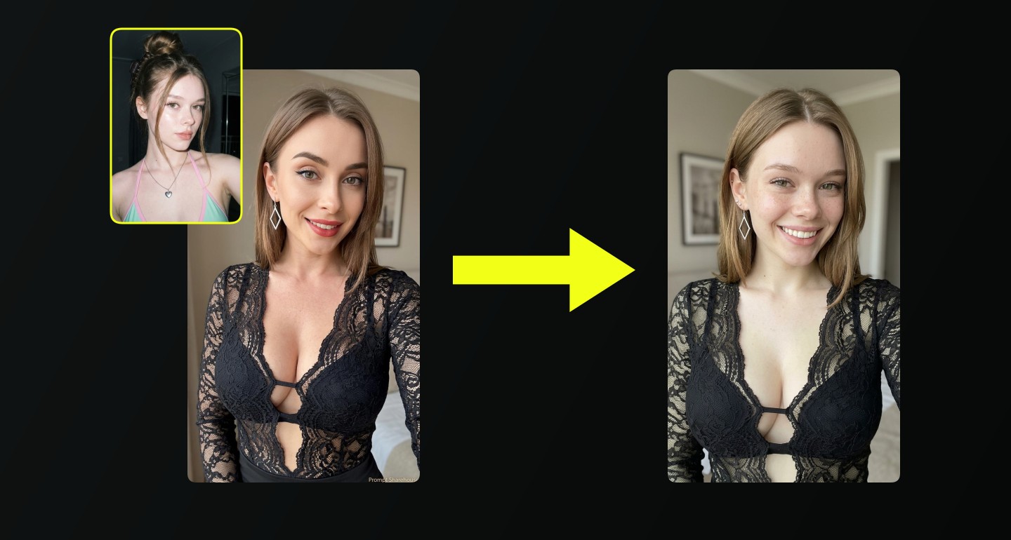 Mila remix walkthrough for Elegant Black Floral Lace Top Geometric Earring Selfie