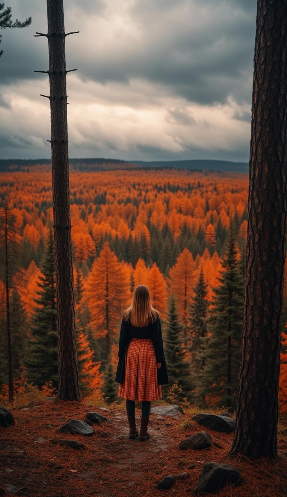 Autumn Young Long Blonde Straight Fair Black