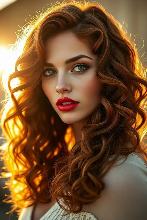 High-resolution Head-and-shoulders Profile Portrait Captured Sony Showcases Lithe Supermodel With