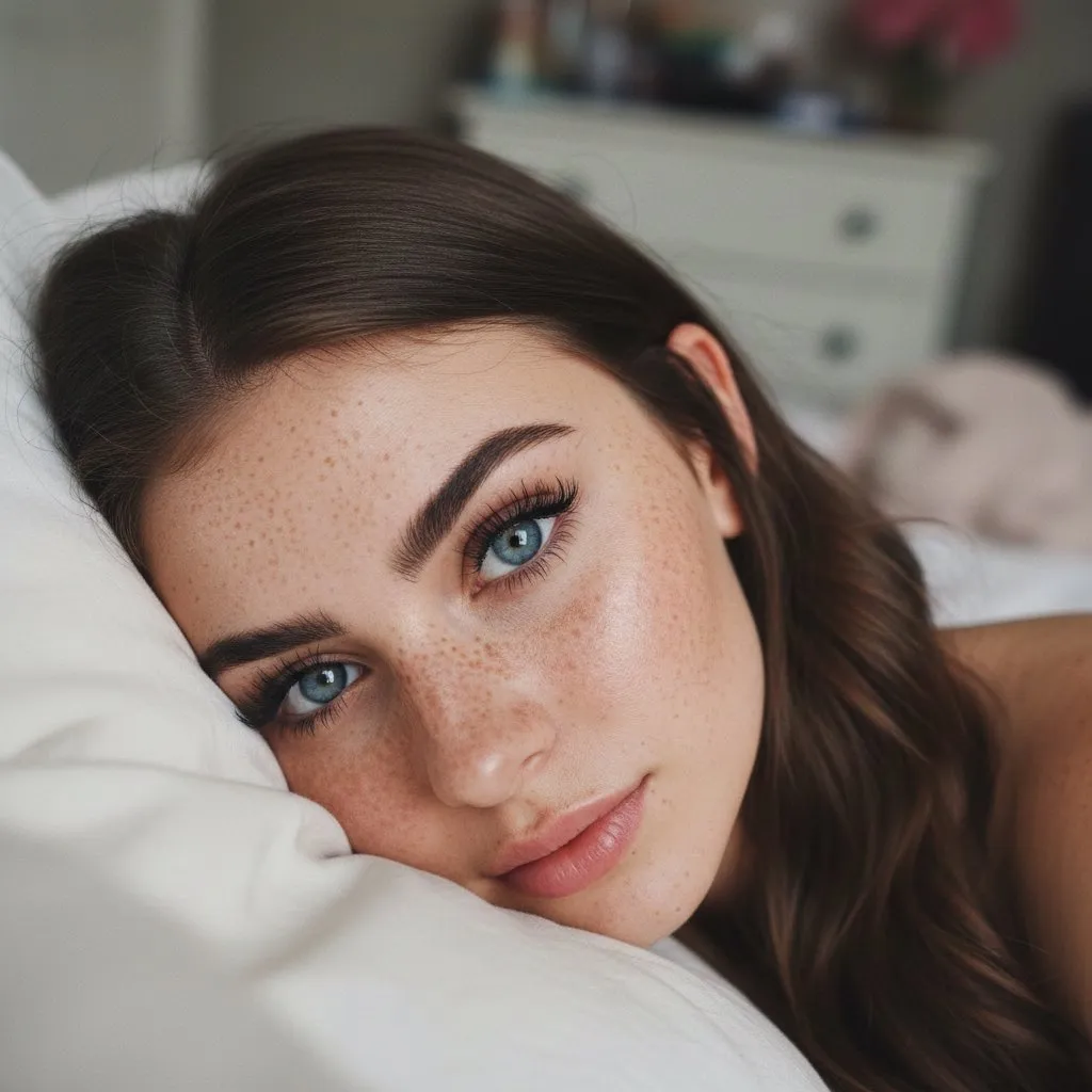 Subject Details Appearance Description Young Woman Eyes Large Striking Blue