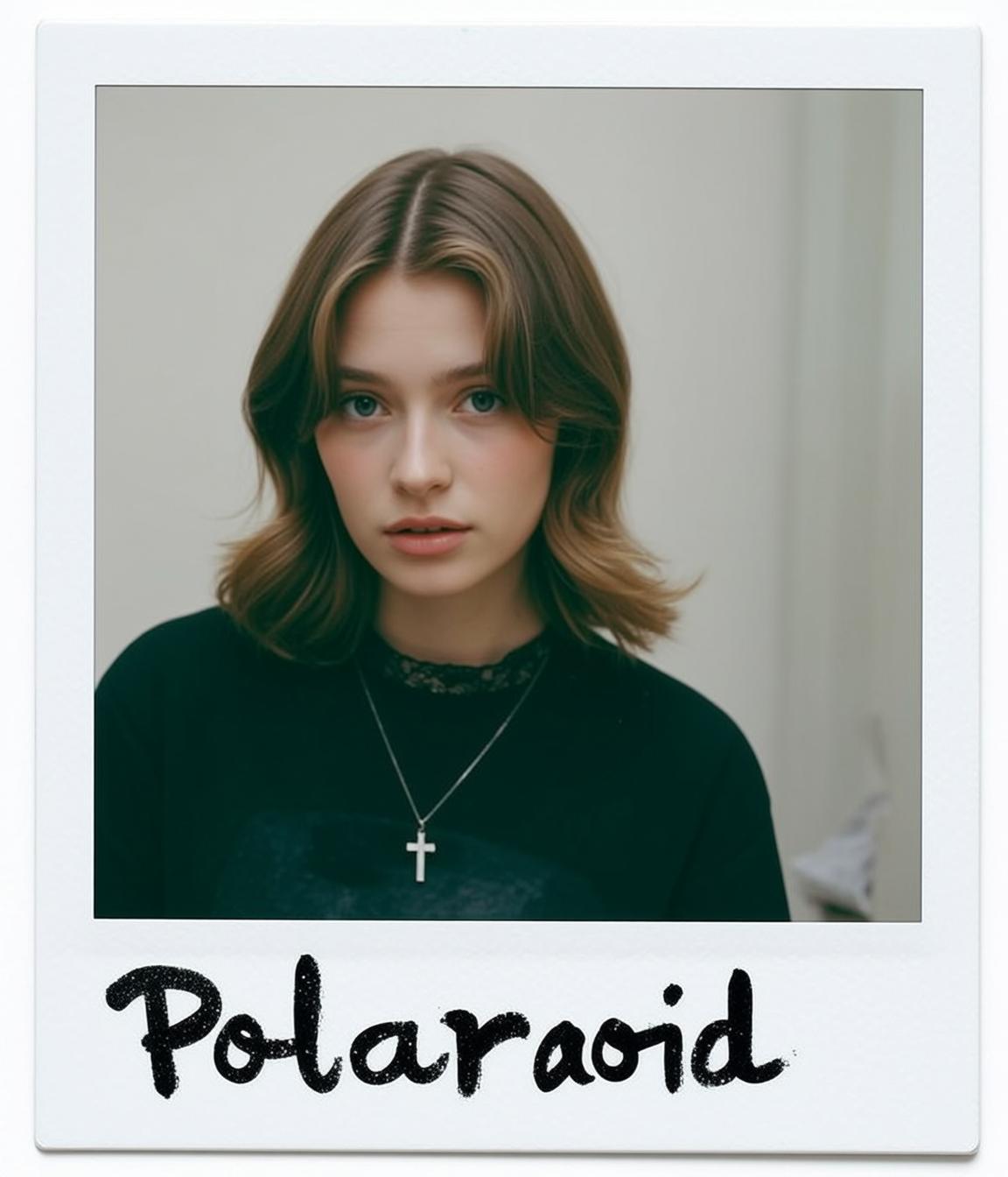 Lace Collar Polaroid Portrait