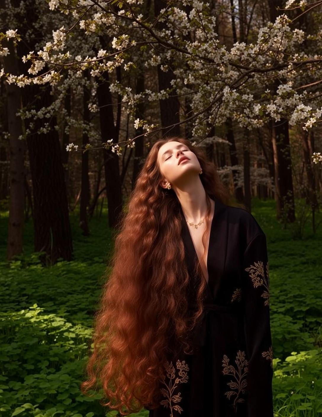 Black Robe Spring Forest