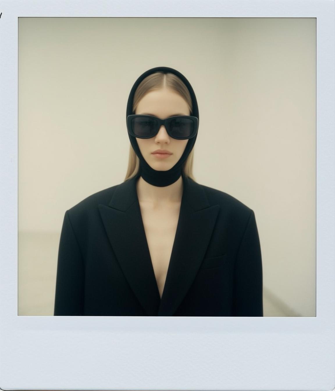 Black Blazer Sunglasses Minimal Look