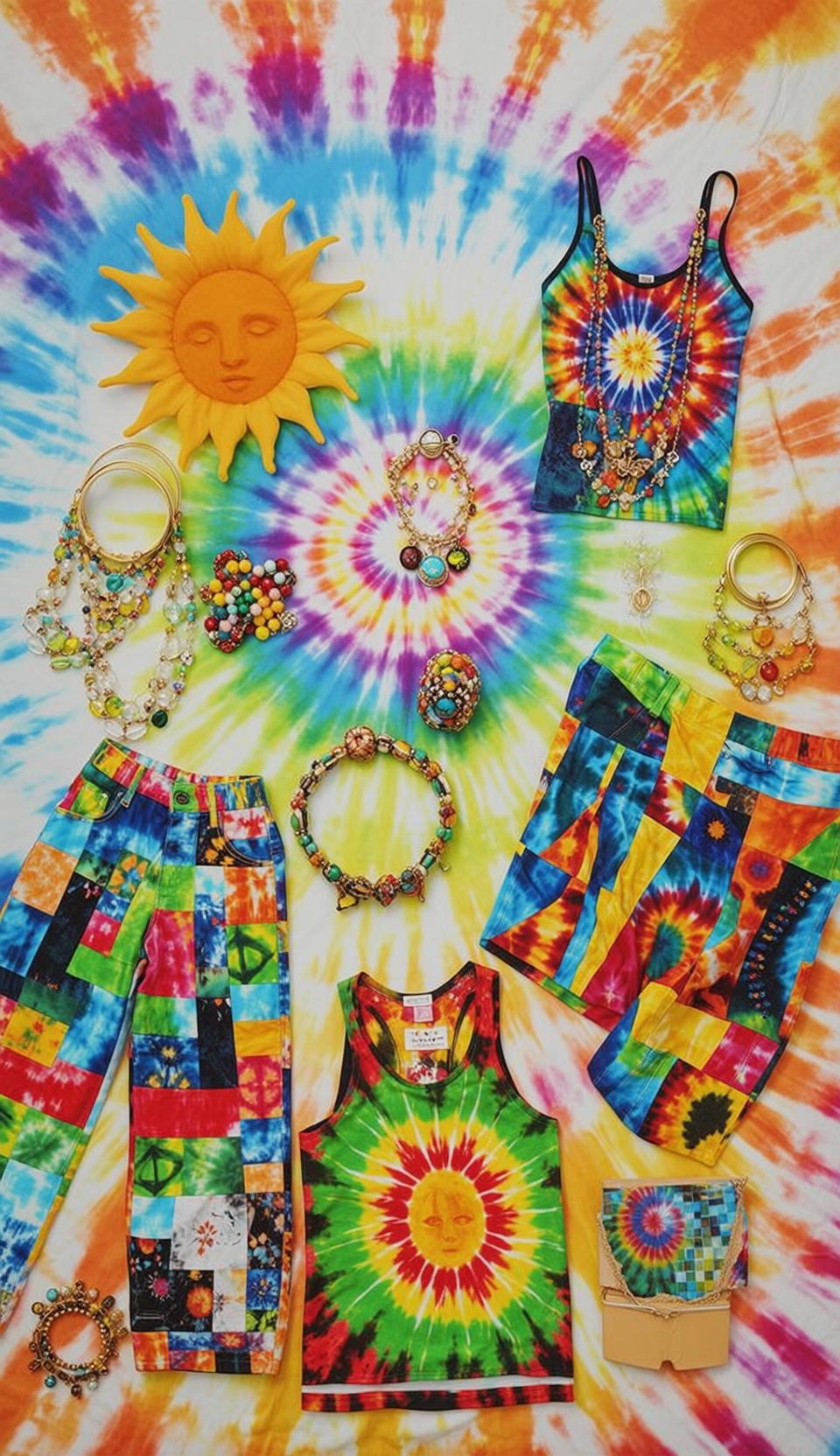 Indie Recreate This Scene Prompt Description Tie-dye
