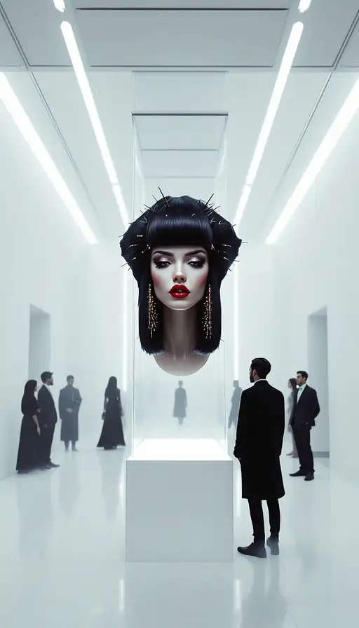 Futuristic Museum Interior