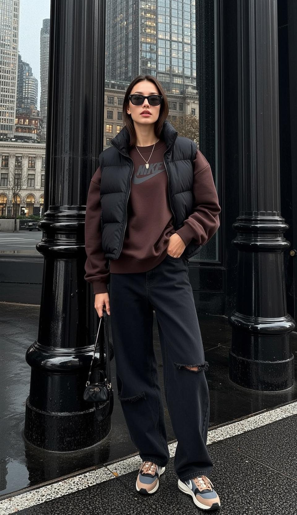 Casual Young Dark Brown Shoulder-length Straight Fair