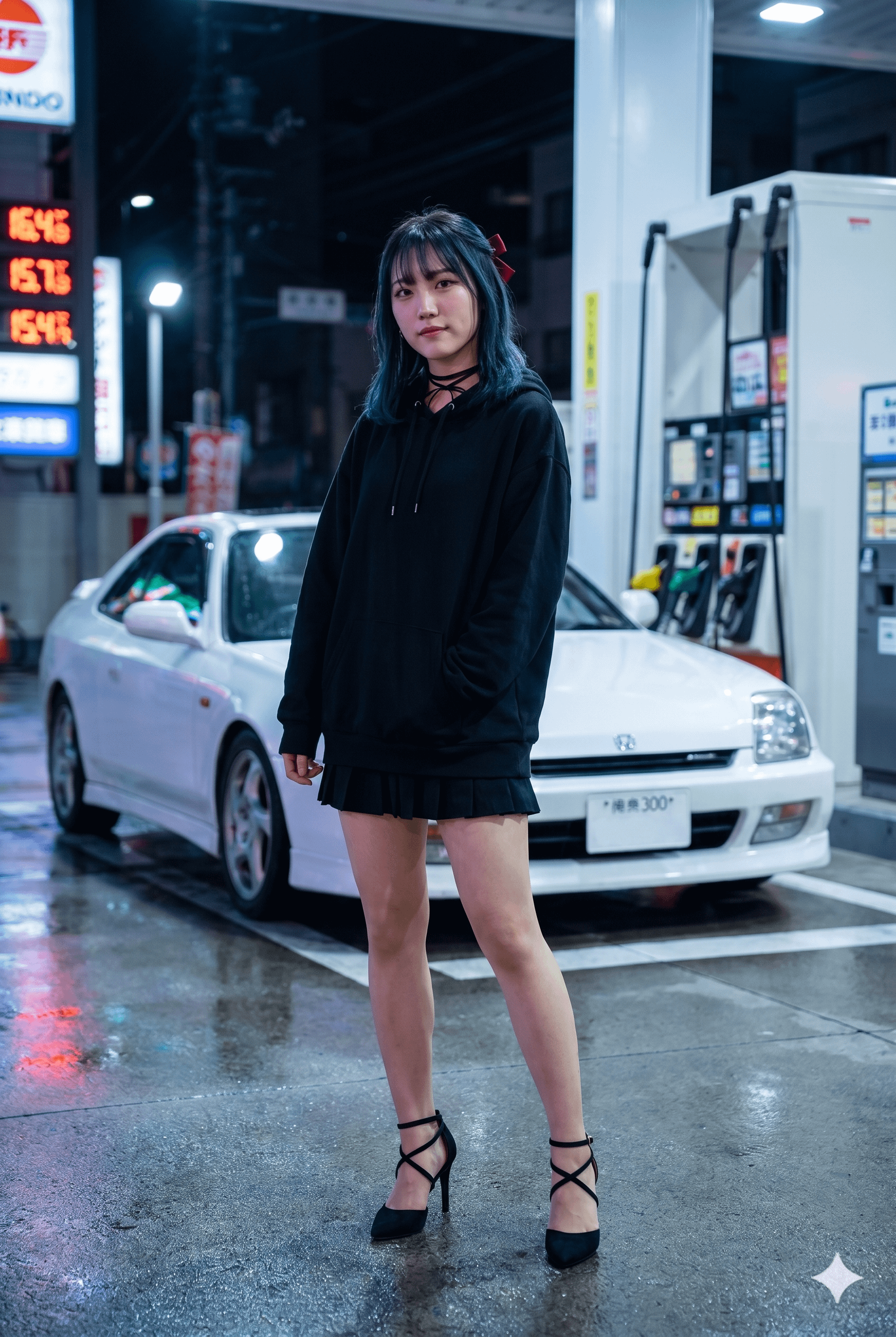 Edgy Streetwear Fashion Editorial Cinematic Shot