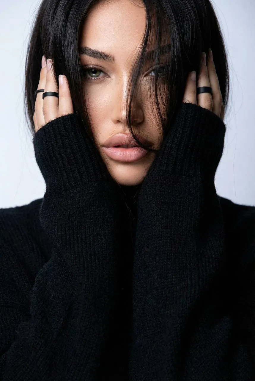 Rings In Knitwear Portrait