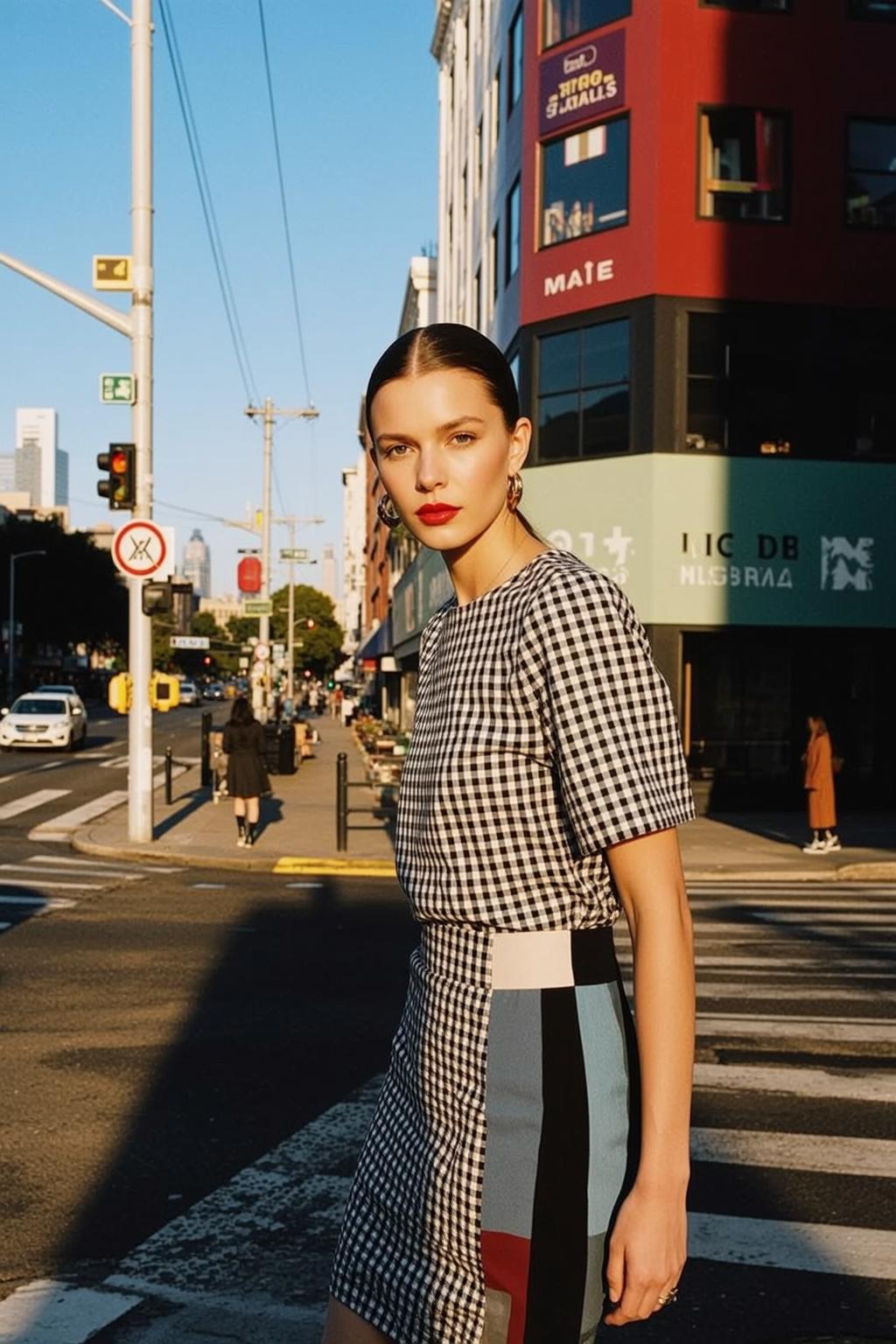 Fashion Week Young Dark Brown Pulled Back