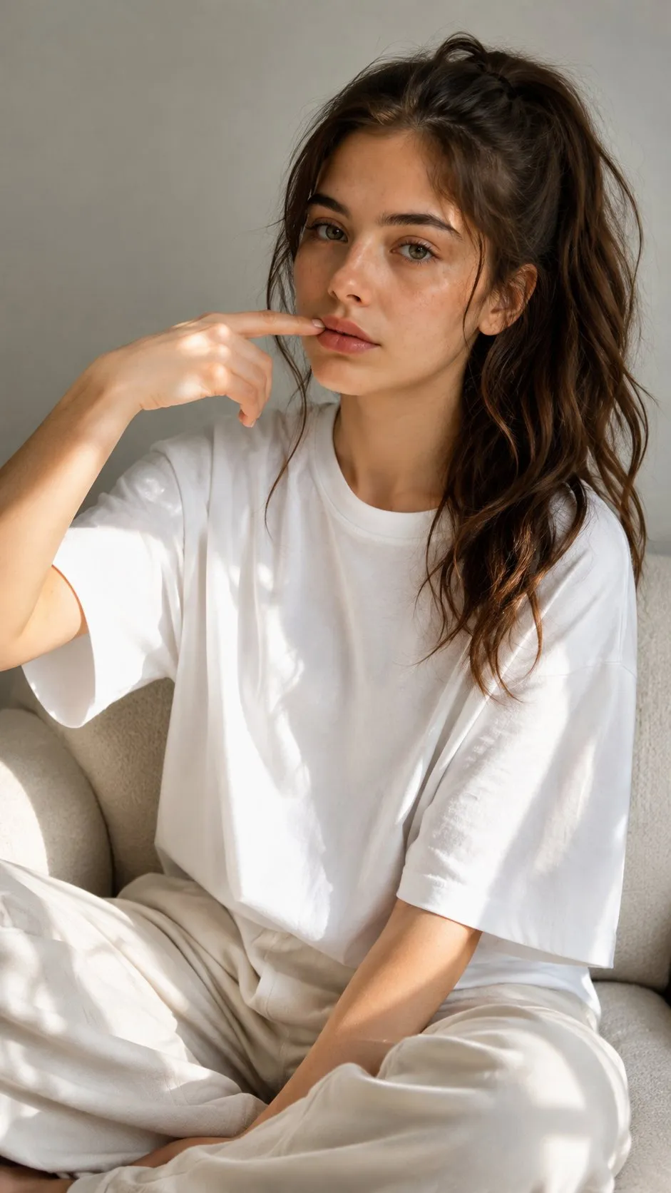 Sofa Warm Morning Sunlight Cozy Casual
