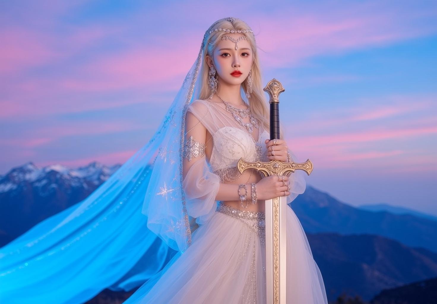 White Veil Mountain Sword