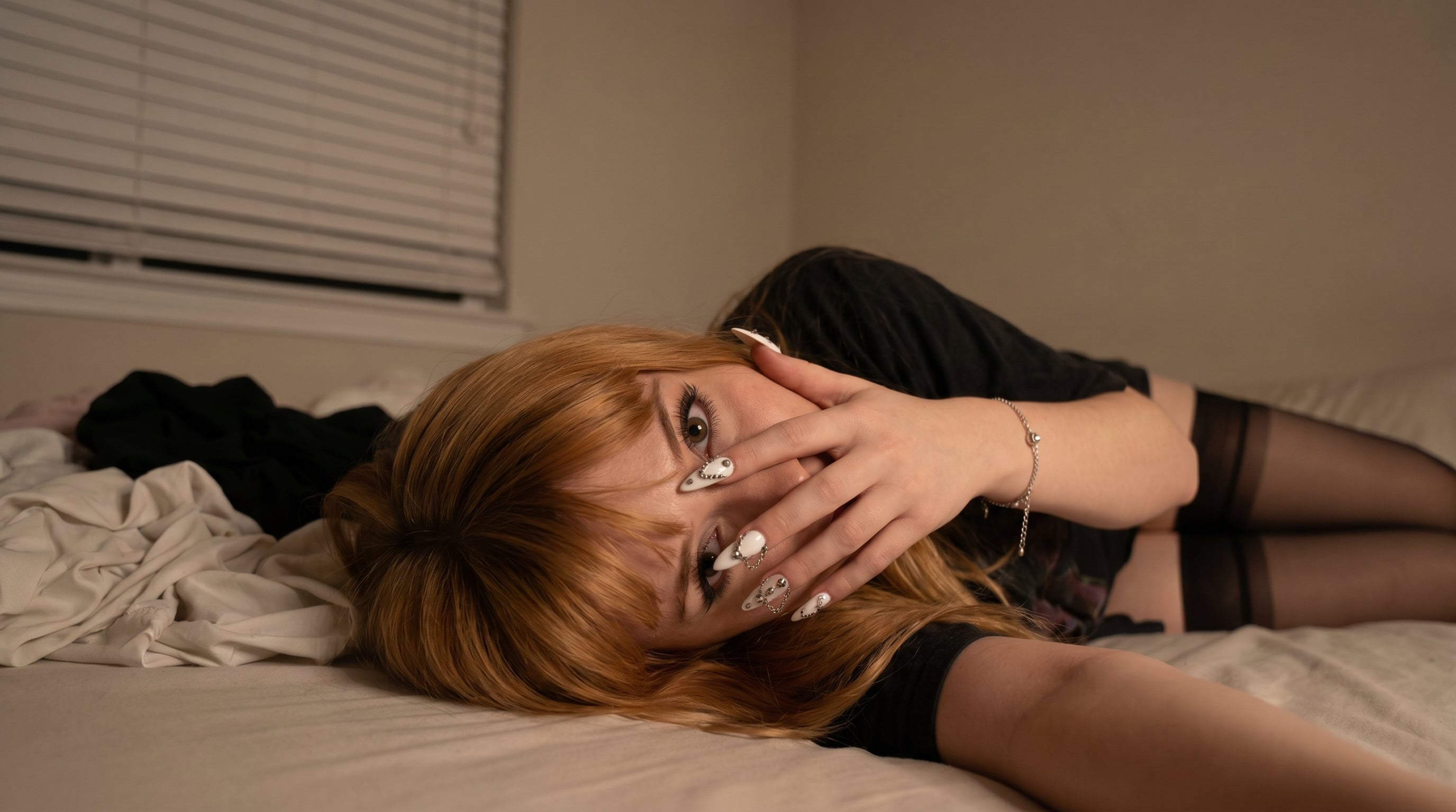 Prone On Bed Soft Interior Lighting