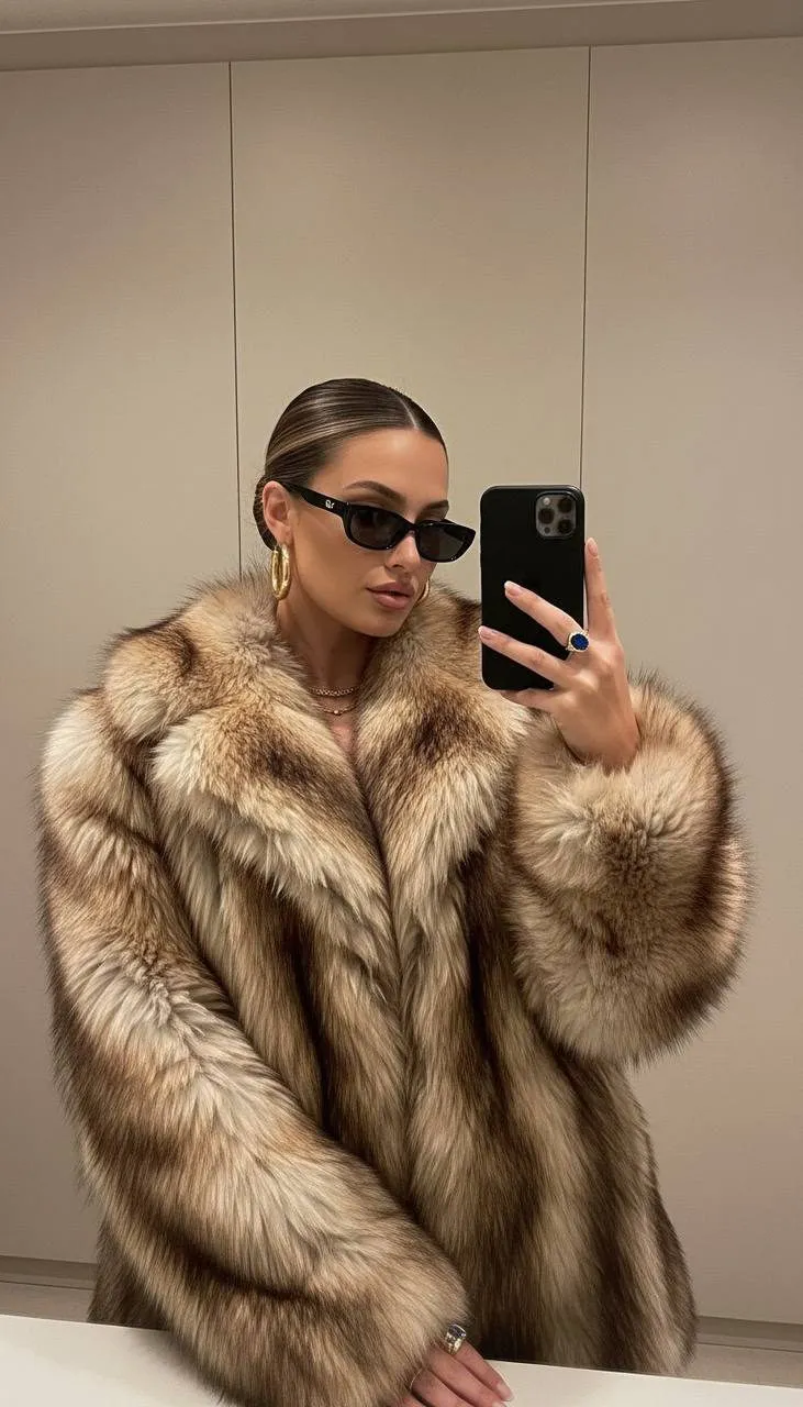 Sunglasses And Earrings In Mirror Selfie