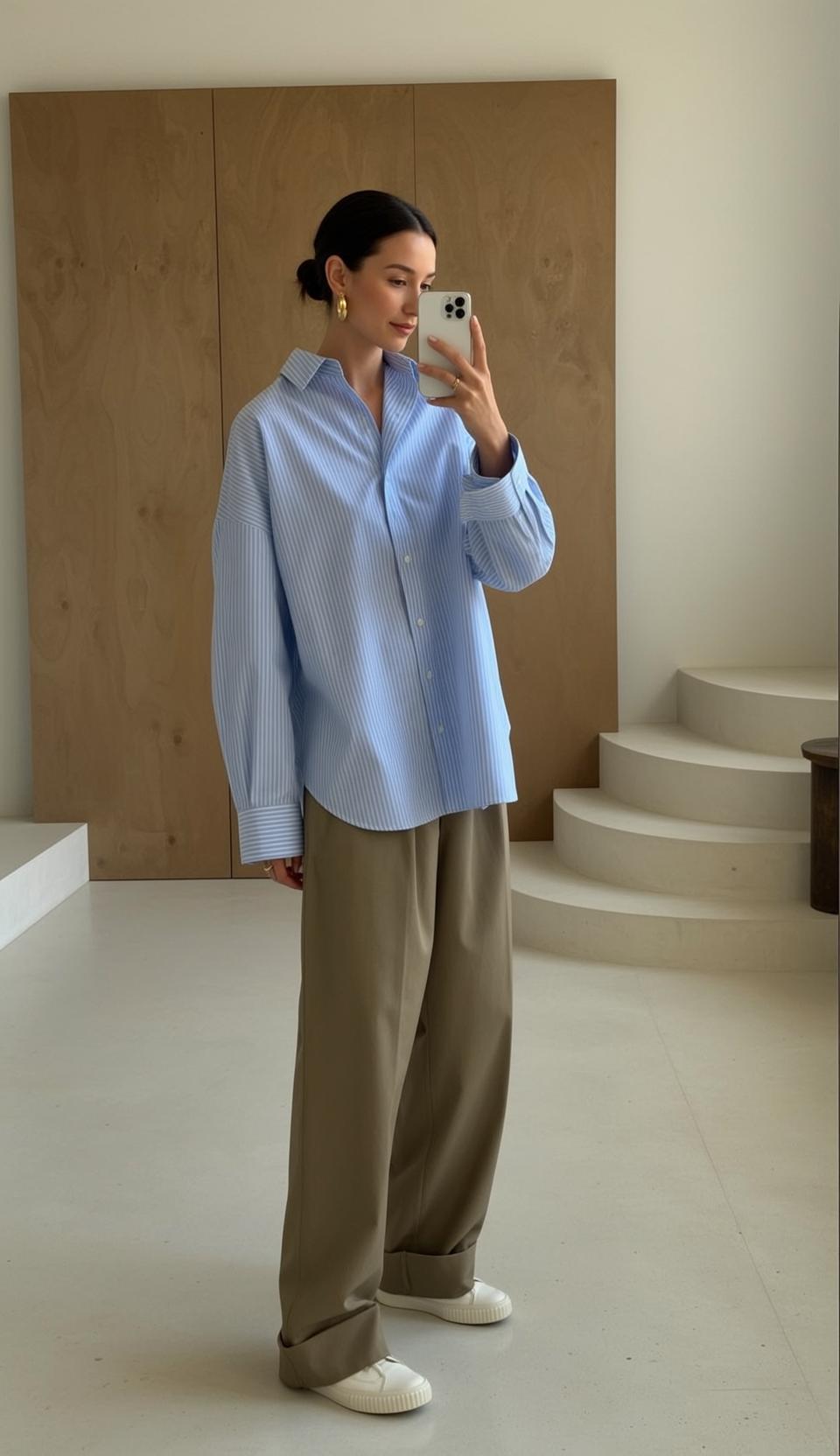 Light Blue And Modern Interior Light Grey Wooden