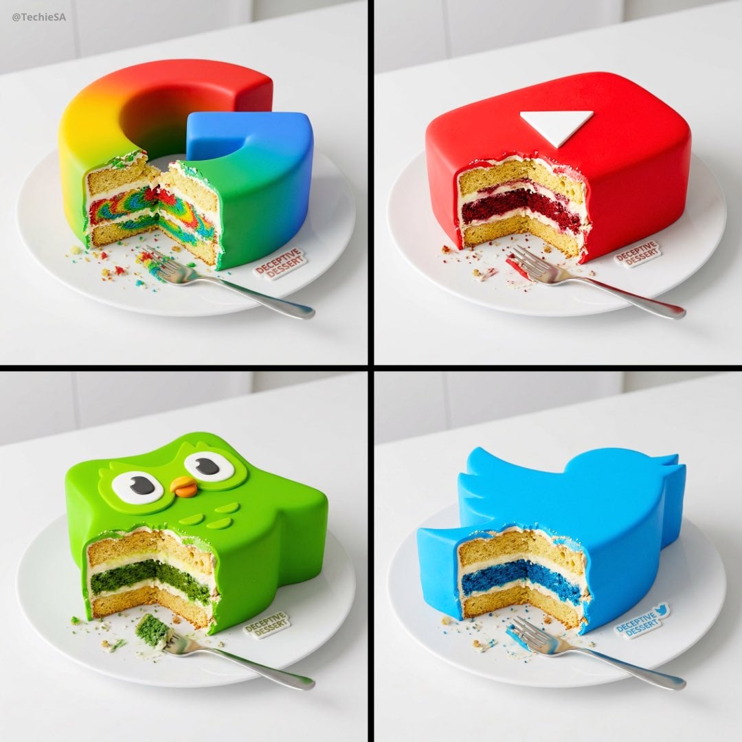 Deceptive Cake Layers Soft Diffused Lighting