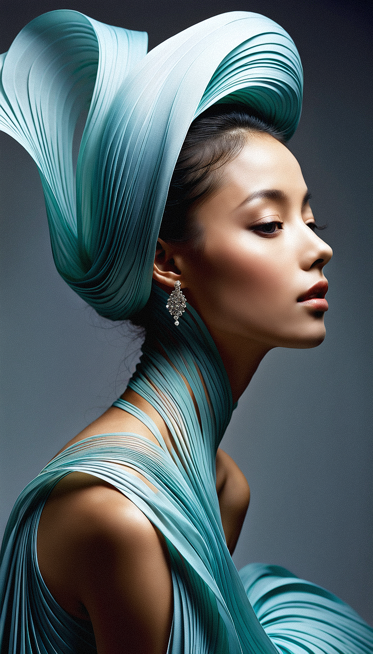 Turquoise Wave Hair Profile
