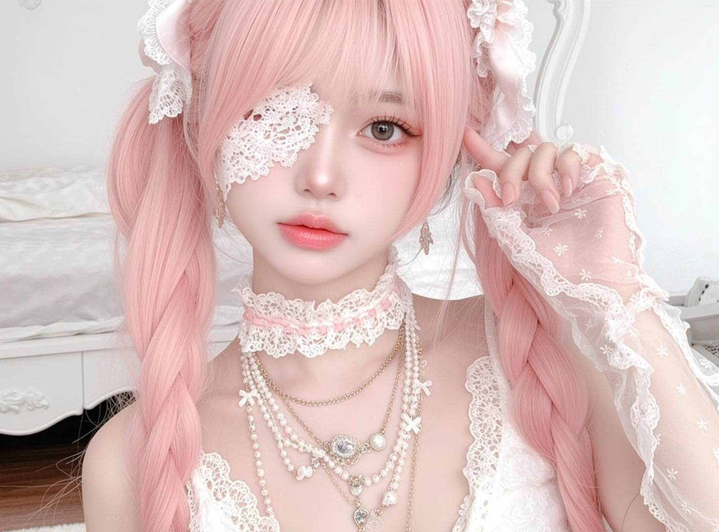 Bedroom Dress Portrait