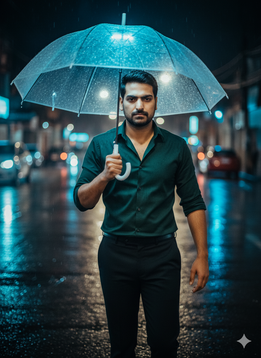 Rain and night