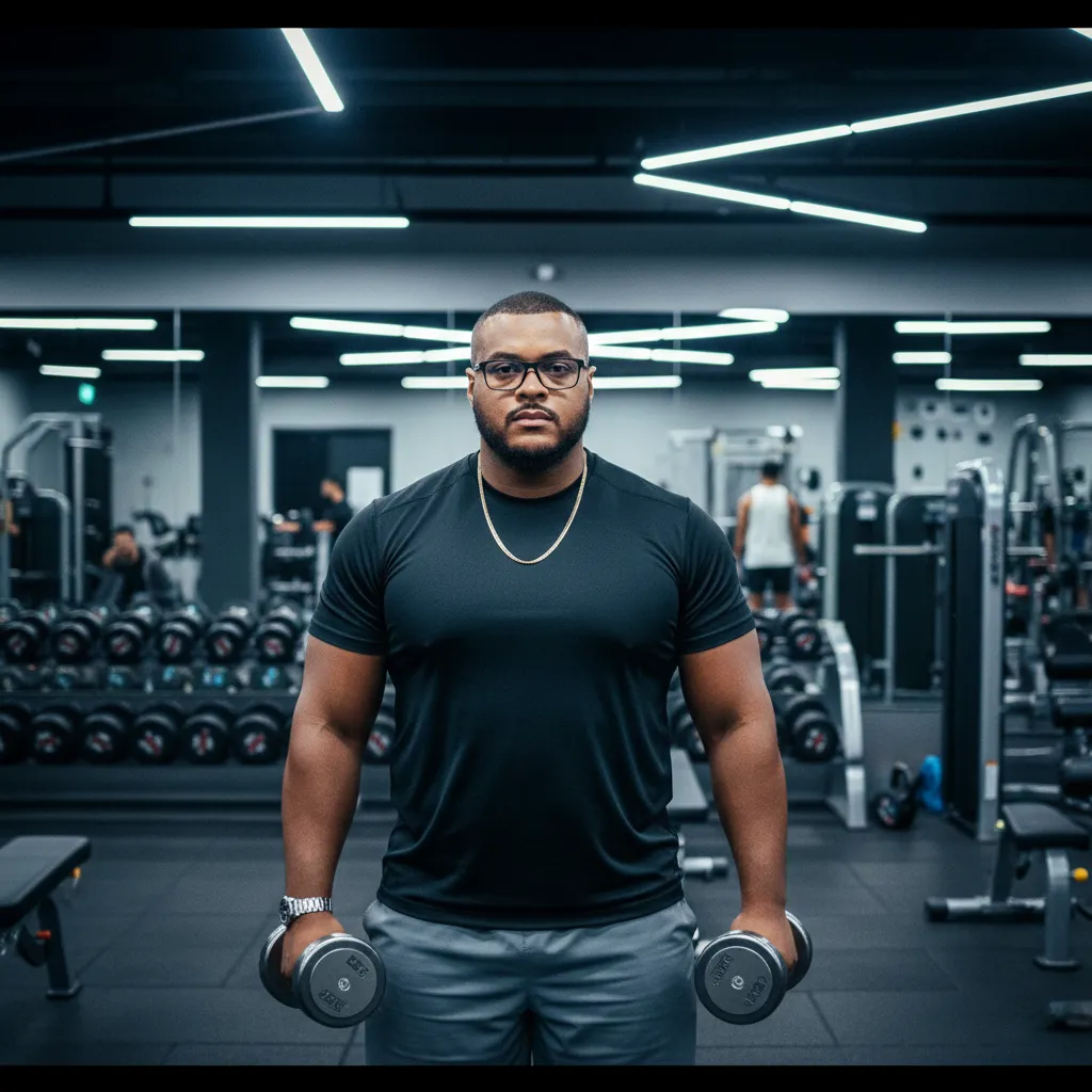 Cinematic Fitness Gym Portrait