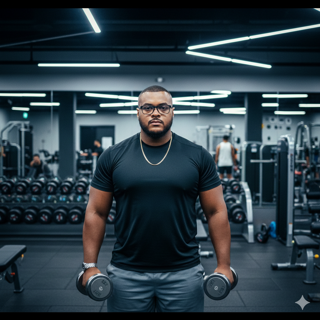 Cinematic Fitness Gym Portrait