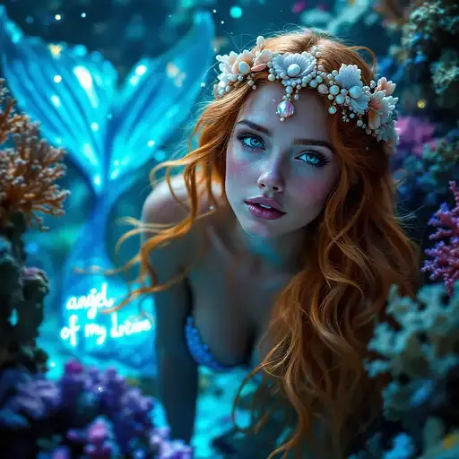 Graceful Mermaid Portrait
