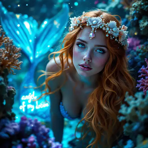 Graceful Mermaid Portrait