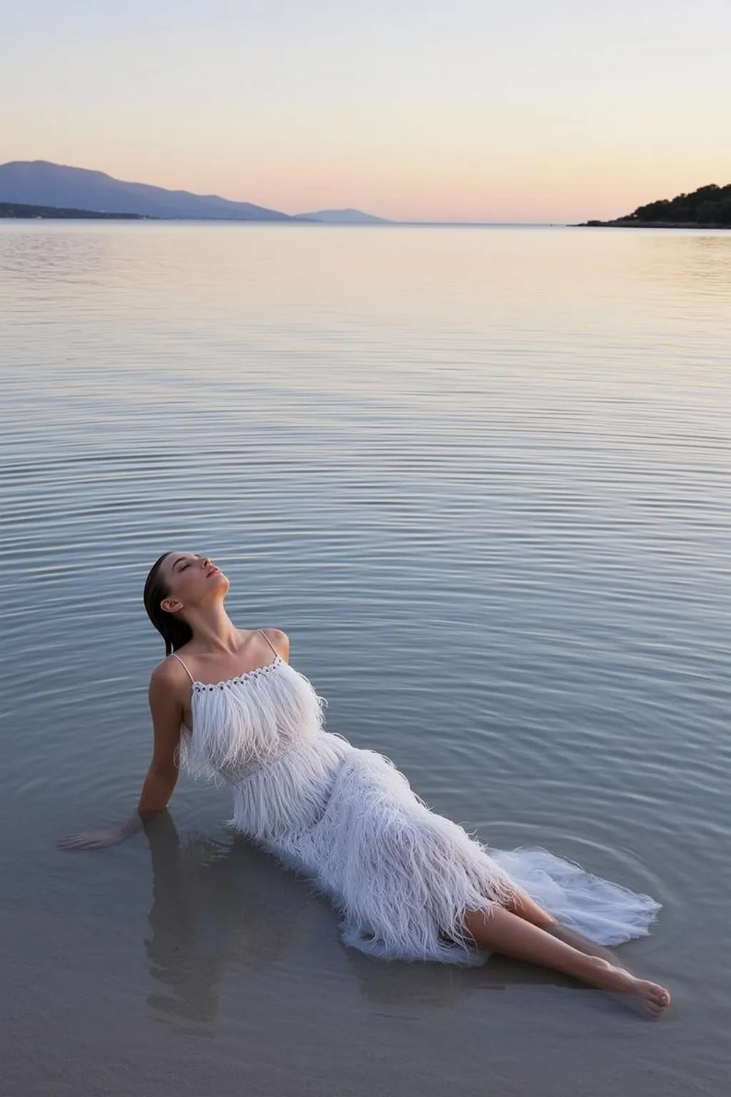Balletcore Reclined Shallow Water Her Body Angled