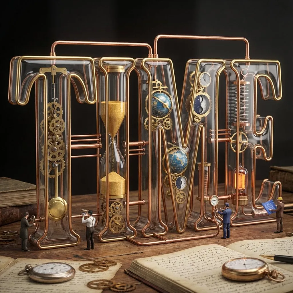 3d Typography Render Materials Embody Input Word