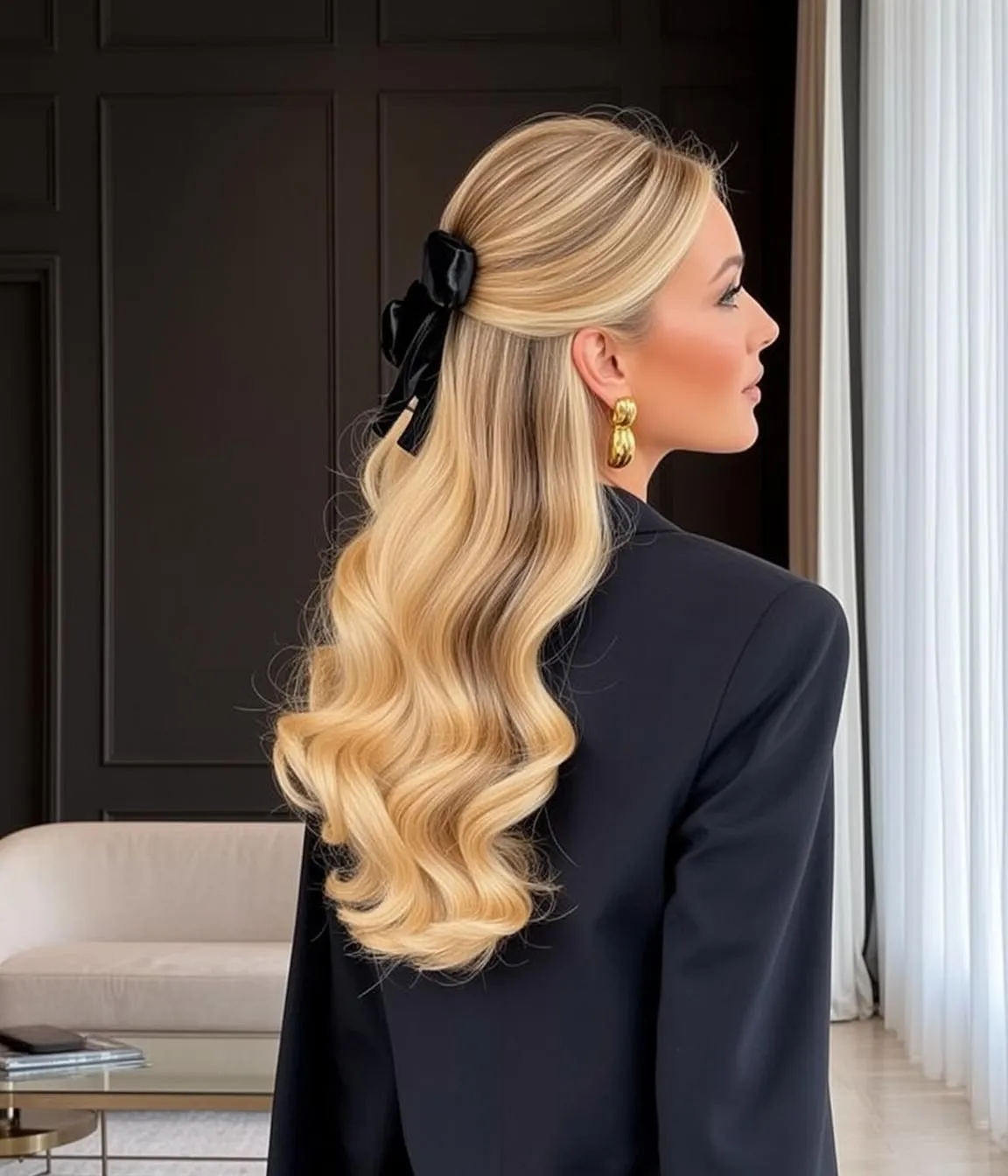 Earrings In Velvet Portrait