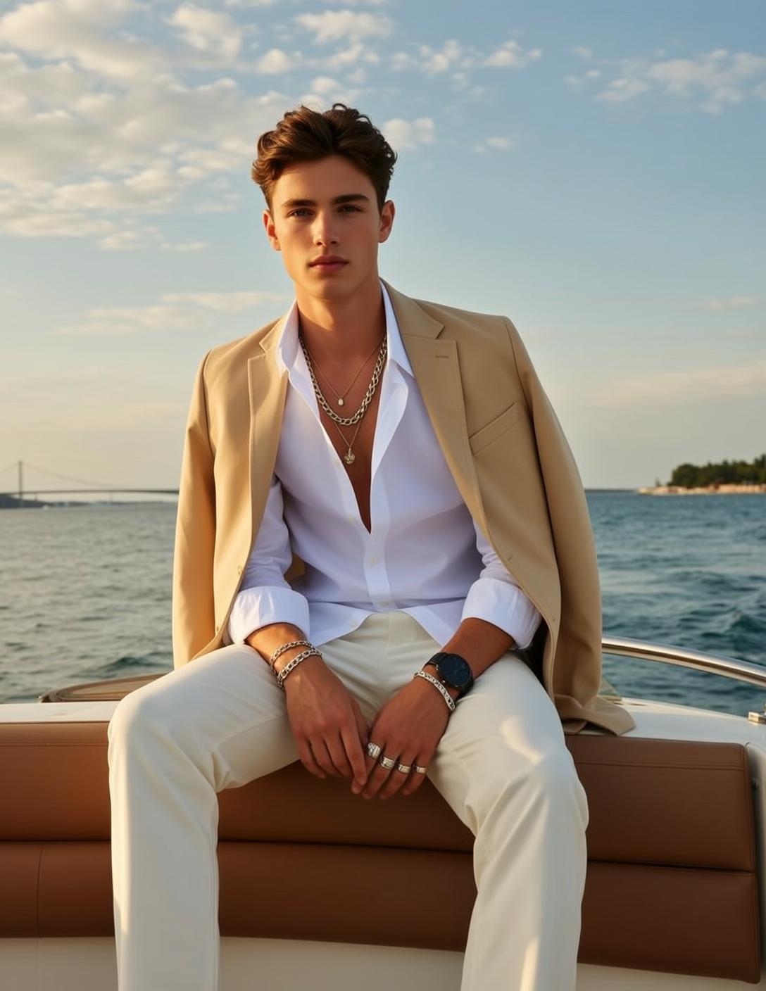 Young Dark Brown Styled Volume Fair Unbuttoned