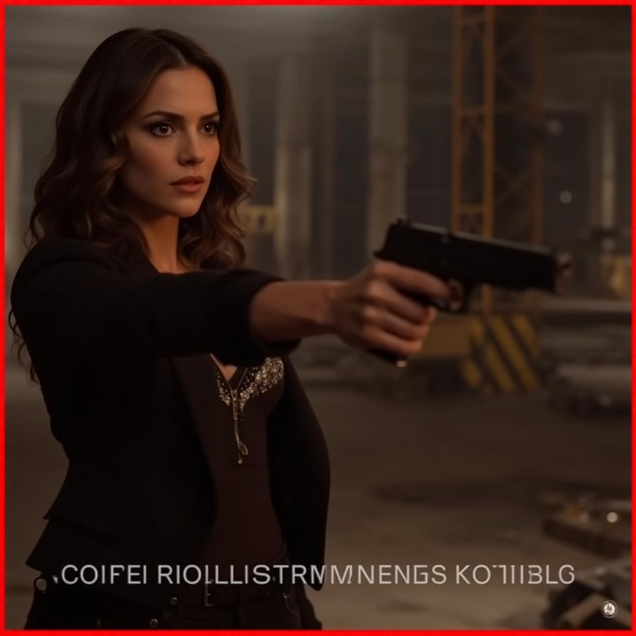Industrial Handgun Aiming Scene