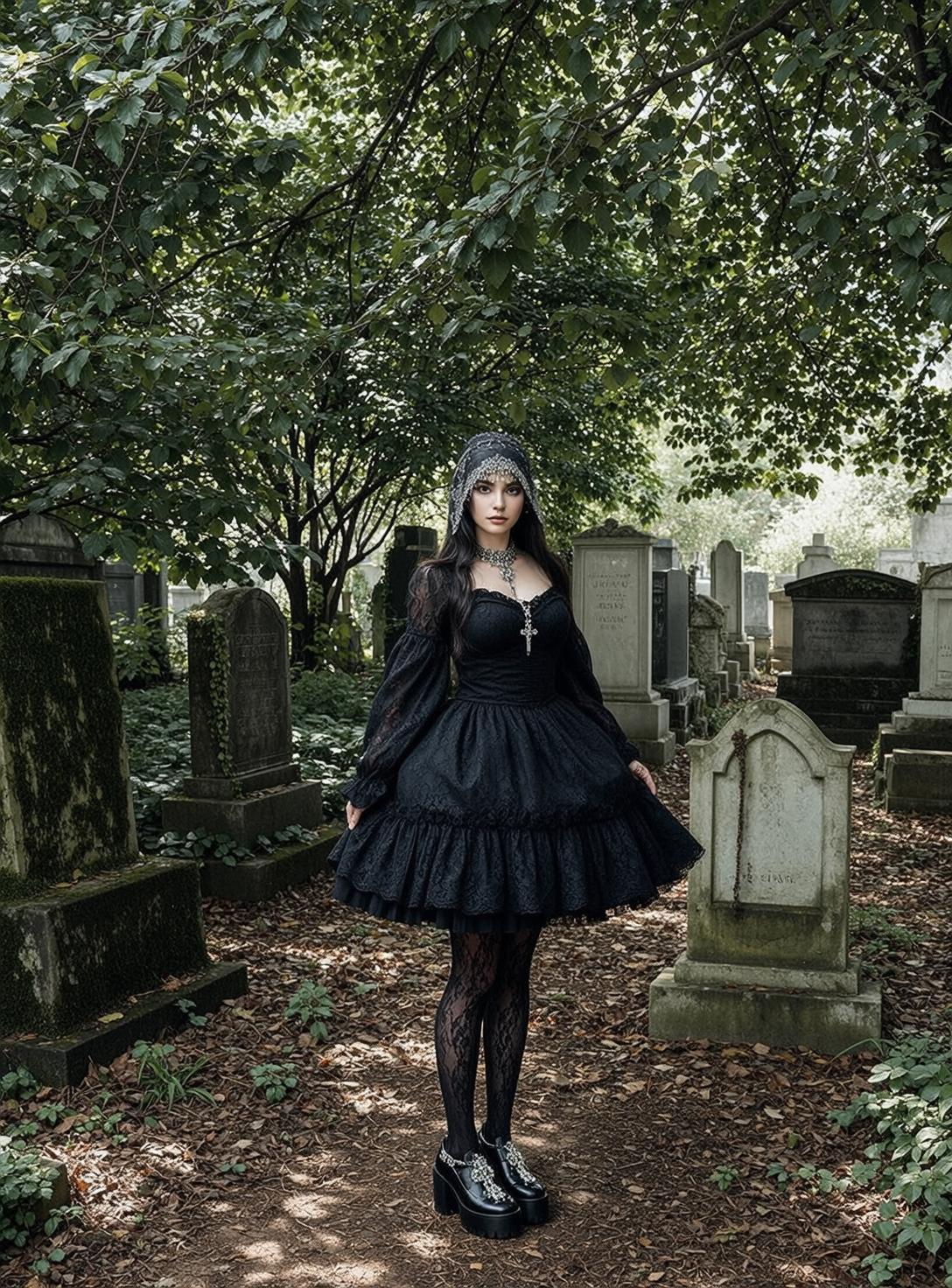 Cemetery Corset Top