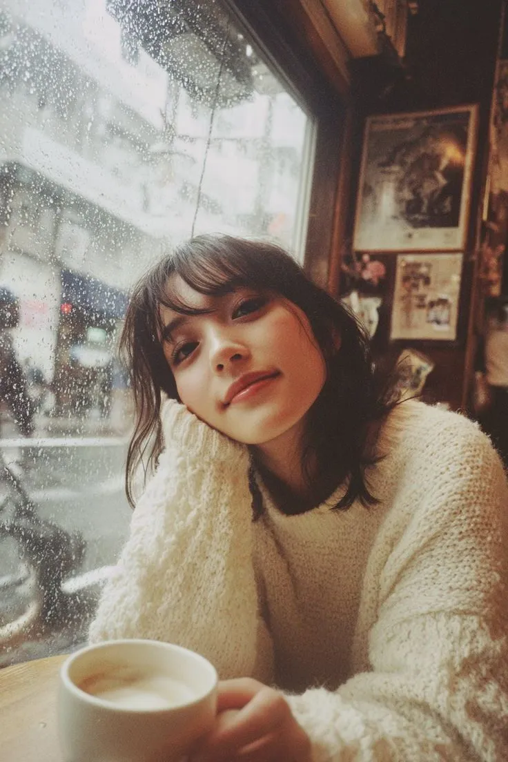 Casual Chin Rest Studio Portrait