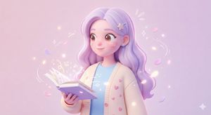 3D Polished Character Portrait (Pastel Anime Style)