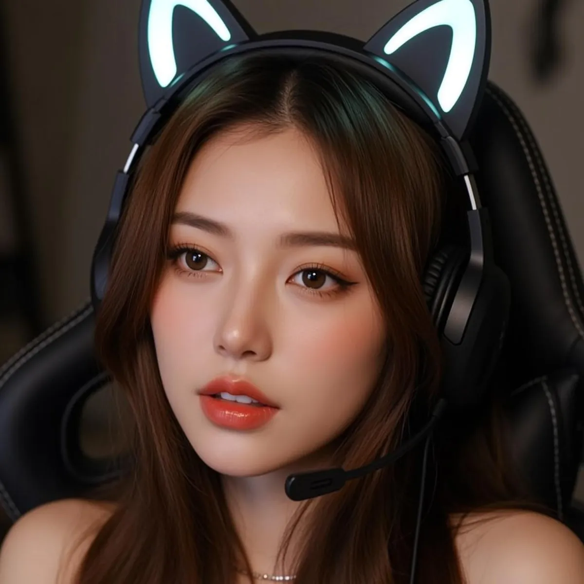 Makeup And Necklace In Styled Portrait