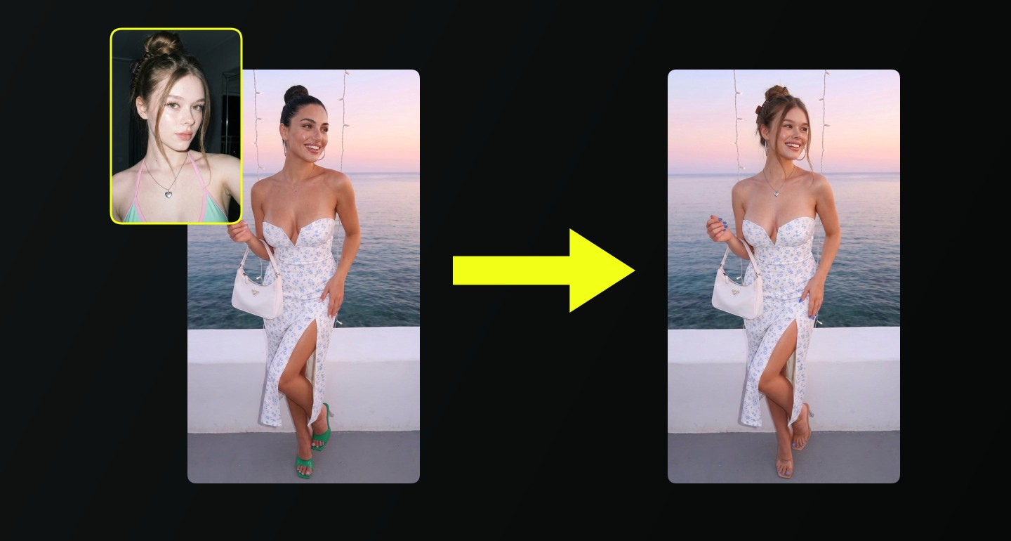 Mila remix walkthrough for Blue Floral Dress at Ocean Sunset