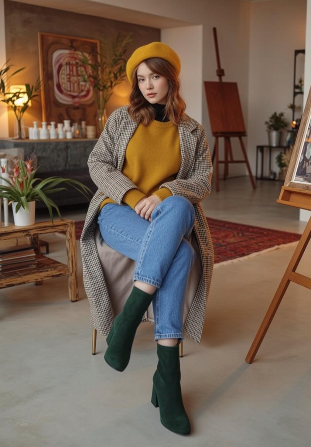 Yellow Sweater Artist Studio