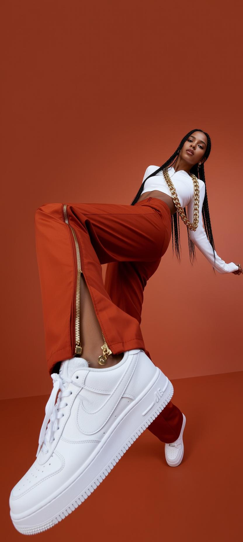 Orange Pants Studio Lean