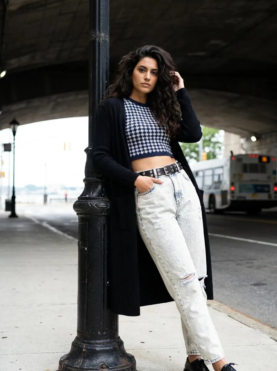 Urban Overpass Portrait Waterfront Street Humid