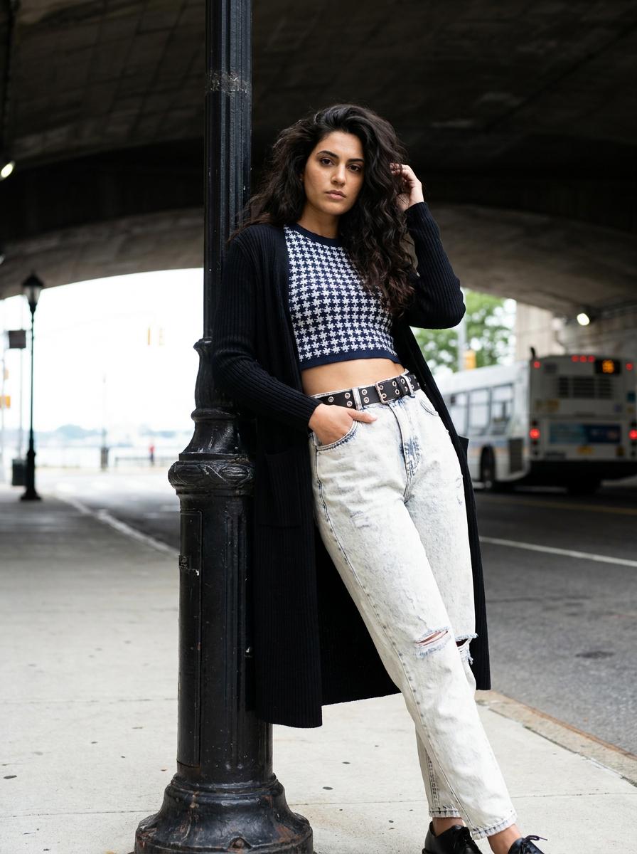 Urban Overpass Portrait Waterfront Street Humid